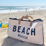 Paziye Large Capacity Beach Canvas Bag