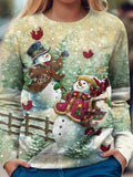 Women's Christmas Sweatshirt Streetwear