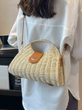 Straw Crossbody Bags Women Handbags Beach