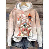Hoodie Sweatshirt Christmas Sweatshirt Gnome Sportswear