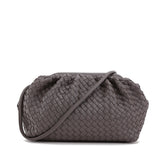 Crossbody Woven Clip Cloud Bag