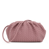 Crossbody Woven Clip Cloud Bag