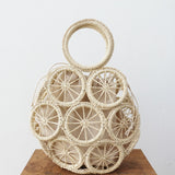 Beach Bag  Straw Woven Handbag