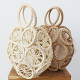 Beach Bag  Straw Woven Handbag