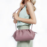 Crossbody Woven Clip Cloud Bag