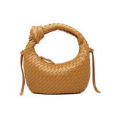 Braided Croissant Handle Underarm Bag