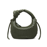 Braided Croissant Handle Underarm Bag