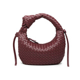 Braided Croissant Handle Underarm Bag