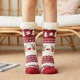 Christmas Home Sleeping Slippers Socks