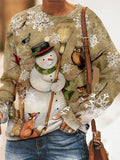 Women's Christmas Sweatshirt Streetwear