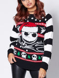 Jack Skellington Ugly Christmas Sweater Women Tops Hoodie