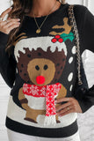 Christmas Sweater Cartoon Round Neck Pullover Winter