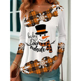 Christmas Snowman  Long Sleeve T-shirt