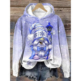 Hoodie Sweatshirt Christmas Sweatshirt Gnome Sportswear