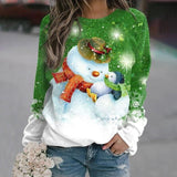 Women's Christmas Sweatshirt Streetwear