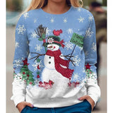 Women's Christmas Sweatshirt Streetwear