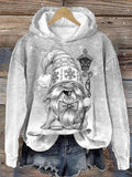 Hoodie Sweatshirt Christmas Sweatshirt Gnome Sportswear