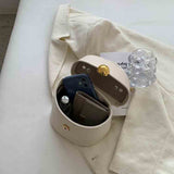 Summer Crossbody Bags Ladies Bucket PU Shoulder