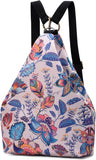 Boho Style Black Butterfly Women's Backpack