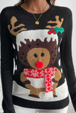Christmas Sweater Cartoon Round Neck Pullover Winter
