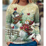 Women's Christmas Sweatshirt Streetwear