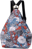 Boho Style Black Butterfly Women's Backpack