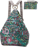 Boho Style Black Butterfly Women's Backpack