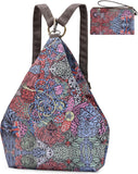 Boho Style Black Butterfly Women's Backpack