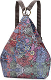 Boho Style Black Butterfly Women's Backpack