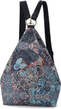 Boho Style Black Butterfly Women's Backpack