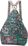 Boho Style Black Butterfly Women's Backpack