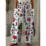 Women's Pants Trousers Bloomers Full Length Faux Linux
