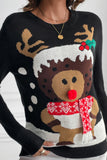 Christmas Sweater Cartoon Round Neck Pullover Winter