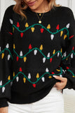 Sweet Lantern Pullover Loose Christmas Sweater