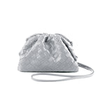 Woven Dumpling Bag for Women Cloud Crossbody Handbag