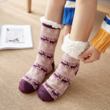 Christmas Home Sleeping Slippers Socks