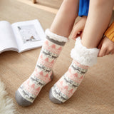 Christmas Home Sleeping Slippers Socks