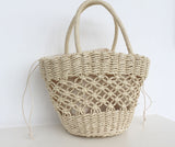 Straw Bag Women's Woven Handbag Oval
