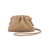 Woven Dumpling Bag for Women Cloud Crossbody Handbag
