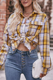 Women's Casual Fashion Oversize Loose Plaid Shirt