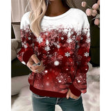 Women's Pullover Christmas Sweatshirt Graphic Christmas Tree