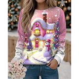 Christmas weatshirt Pullover Snowman Sportswear