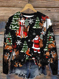 Women's Sweatshirt  Snowman Ugly Christmas Sportswear Funny