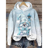 Hoodie Sweatshirt Christmas Sweatshirt Gnome Sportswear