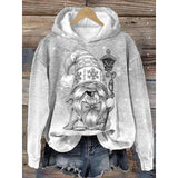 Hoodie Sweatshirt Christmas Sweatshirt Gnome Sportswear