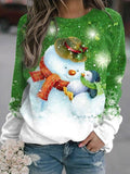 Women's Christmas Sweatshirt Streetwear
