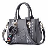 Embroidery Messenger Bags Women Leather Handbags