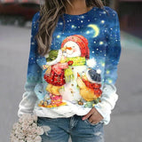 Women's Christmas Sweatshirt Streetwear