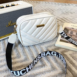 Women's Solid Color Shoulder Bag Messenger Bag