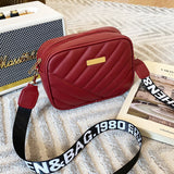 Women's Solid Color Shoulder Bag Messenger Bag